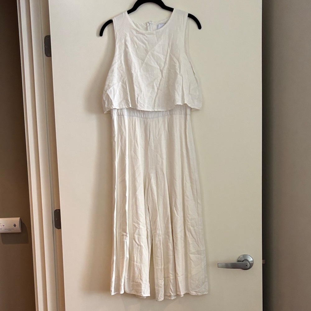 Petal & Pup White Sleeveless Jumpsuit